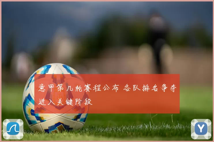 意甲第几轮赛程公布 各队排名争夺进入关键阶段